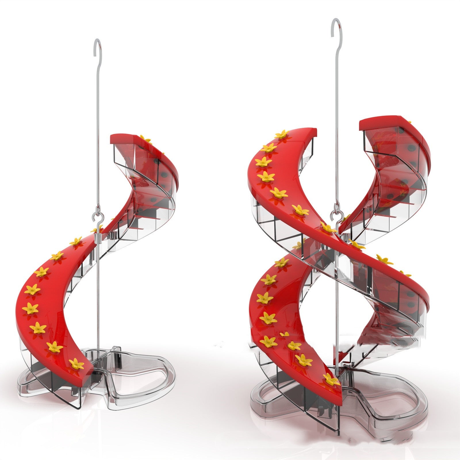 spiral hummingbird feeder